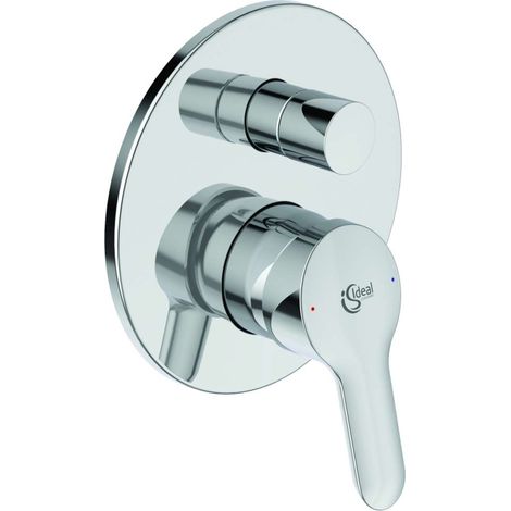 Miscelatore ad incasso per vasca/doccia in ottone cromato - Ideal Standard Alpha (1/5)