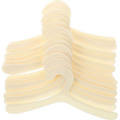 Lot de 20 cintres de rangement pour vêtements d'animaux, cintres en plastique pour vêtements de chiots-19.00X8.50X0.20CM (1/4)