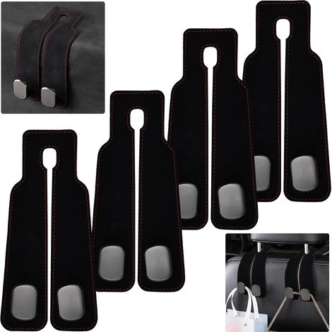 CCYKXA PCS Car Seat Headrest Hook, Double Car Seat Back Hook, Car Storage Hook, Car Bag Hook (1/5)