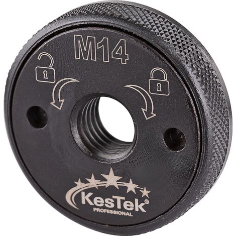 KesTek Schnellspannmutter M14 Befestigungsmutter Winkelschleifer Zubehör robust (1/4)
