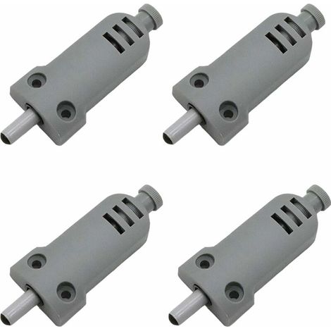 Set mit 4 Türdämpfern aus Kunststoff, Touch-Latch-Schließpuffer für Schranktüren, Schubladenscharniere, Push-to-Open-System, Antikollisions- und Stoßdämpfung (1/4)