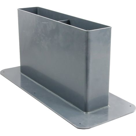 Flachdach Rechteck Notüberlauf "BIG" 300x100x500mm (1/5)