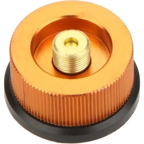 Convertisseur pour réchaud à gaz de camping, connecteur de brûleur à gaz, adaptateur en aluminium pour réservoir de gaz, adaptateur de recharge de propane pour réchaud de pique-nique extérieur, réchau (1/4)