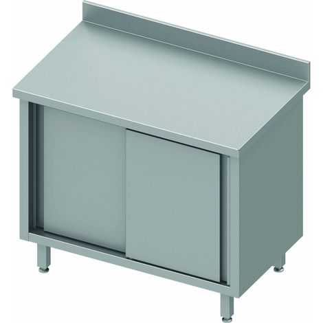 Meuble Bas Cuisine Inox - Porte Coulissante - Gamme 700 - Stalgast