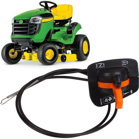 Der Gaszug ist geeignet für John Deere 125 135 145 155C GY20948 (Teilenummer: LX0241). (1/5)