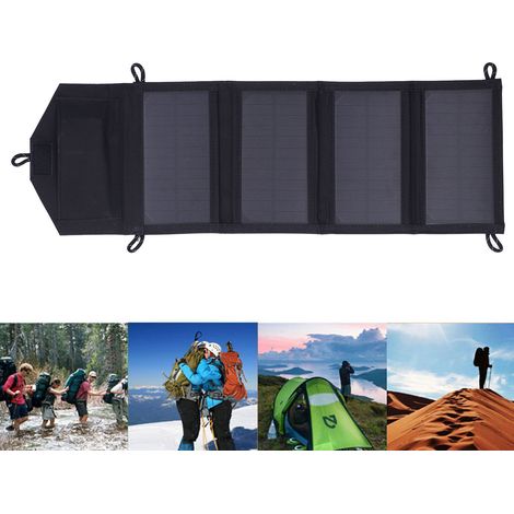 Kit pliable de panneau solaire 10 W : chargeur d'urgence monocristallin haute efficacité pour la production d'énergie verte (1/5)
