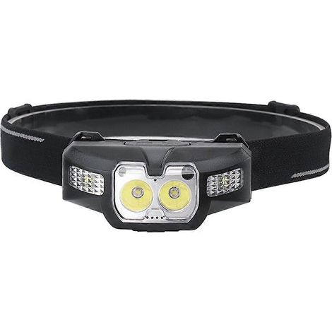 Lampe frontale LED étanche XPG COB, lampe de travail rouge et blanche, batterie 18650 (1/5)