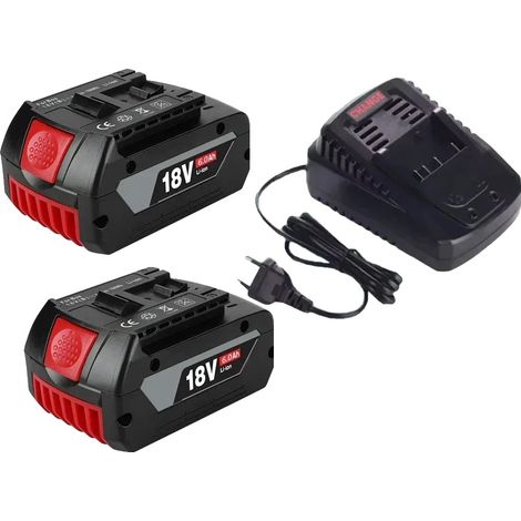 Batteria, 18V, capacità 6000mAh, 6.0AHx2 - Caricabatteriex1 (1/2)