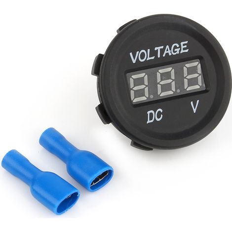 ZY DC 12V-24V LED-Voltmeter mit wasserdichter Digitalanzeige für Auto und Motorrad (1/5)