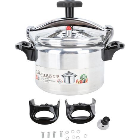 Large capacity, thick, non-stick and explosion-proof aluminum pressure cooker, for commercial and home use, 5 L