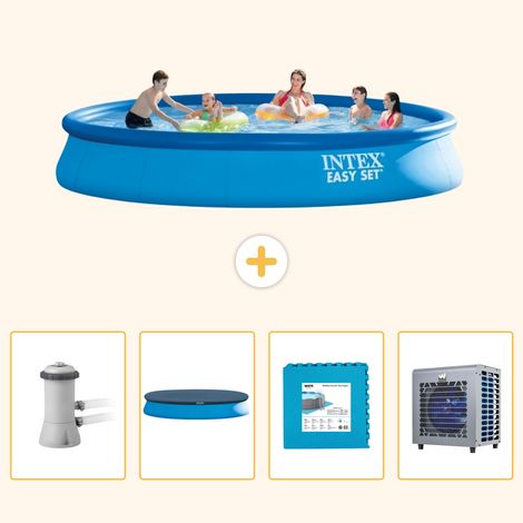 Intex Piscine Easy Set Ronde - 457x84 cm - 5-pièces S290 (1/5)