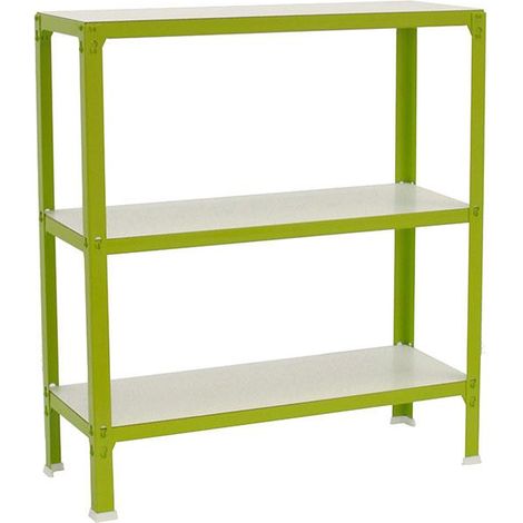 Simonrack Modernes Metallregal Grün und Weiß