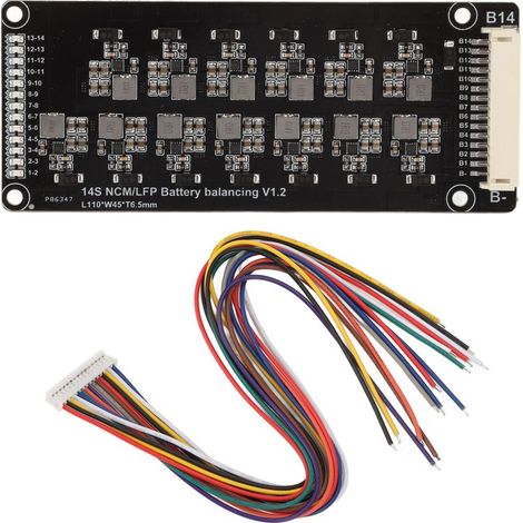 Ecualizador activo alimentado por batería de 1,2 A, 14 cuerdas, balance automático, placa de transferencia de energía inductiva de litio. (1/5)