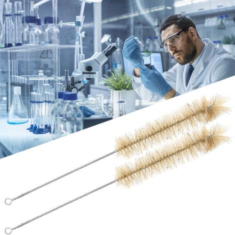 10 Brosses de Nettoyage pour Éprouvettes en Verre - Nettoyant pour Tubes à Essai et Flacons de Laboratoire (1/5)
