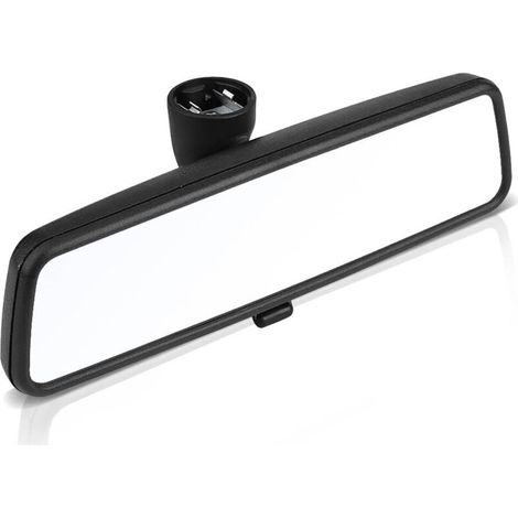 Voiture Miroir intérieur Rétroviseur Intérieur,25 x 7 cm Rétroviseur Conduite Accompagnée Miroir intérieur de Voiture pour B5 MK4 1999-2005 3B0857511G(Noir) (1/5)