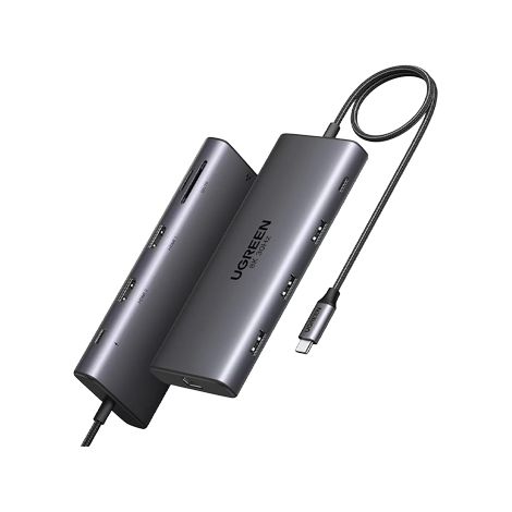 UGREEN USB-C Hub 100W PD Grey, 10-in-1
