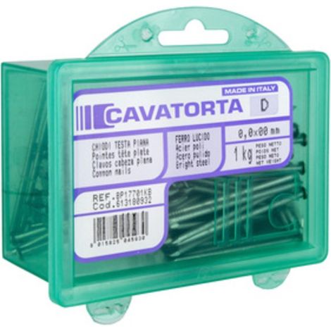 SCATOLA DA KG. 1 CHIODI T. PIANA (2,0) 13X30