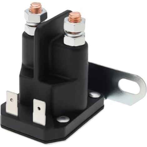 Solénoïde de démarreur 12 V à 4 connexions pour tondeuse à gazon, interrupteur magnétique, relais de démarreur pour VTT, tondeuses à gazon, tracteurs de pelouse, 1873611 725-04439 (1/5)