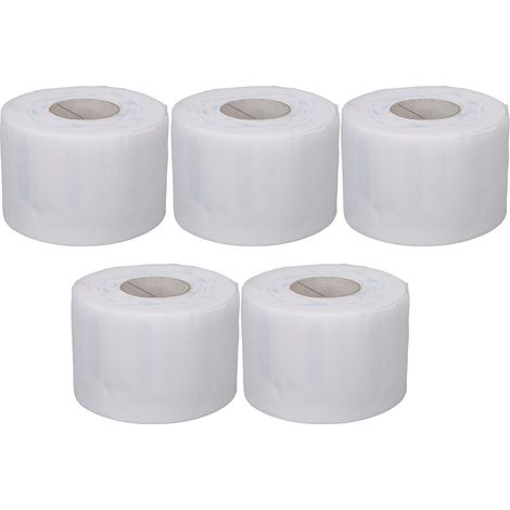 5 rouleaux de papier de barber jetable, doux et respectueux de la peau, pour coupe de cheveux en salon (1/5)