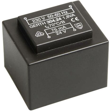 Gerth PT301802 Transformateur pour circuits imprimés 1 x 230 V 2 x 9 V/AC 1.80 VA 100 mA V056481 (1/5)