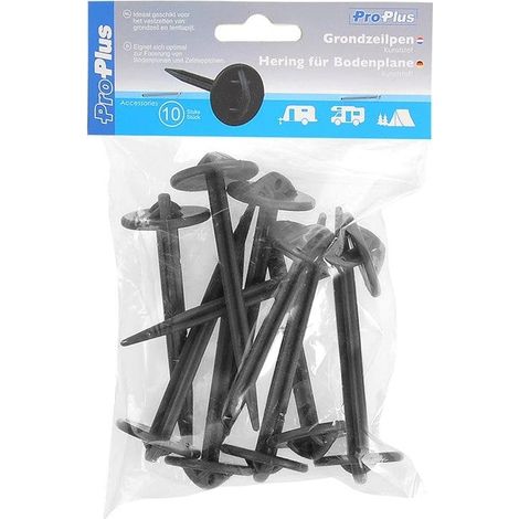 Ground sheet peg plastic - set of 10 pieces (1/3)