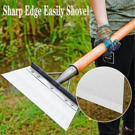 Truelle De Nettoyage - Tête Large 30 Cm - Pour Jardin Extérieur - Sans Manche - 1 Pièce (1/5)