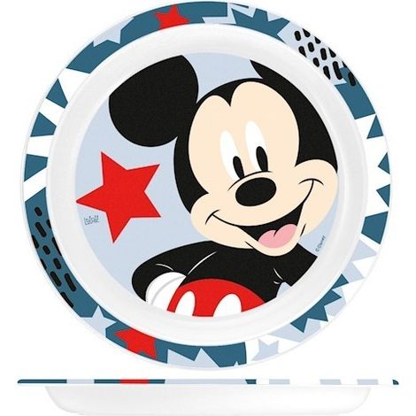 Plato plano Disney Mickey Icon 21 cm en SAN decorado