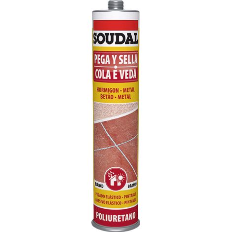 Masilla poliuretano Soudal 300ML-117567 Marrón (1/5)