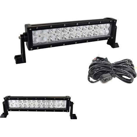 Barre lumineuse LED, motif de faisceau combiné, caractéristique étanche, 12inch 72W n Fil (1/2)