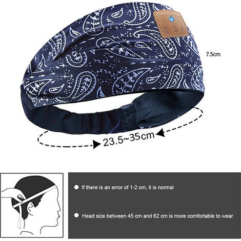Kabellose Bluetooth-Kopfhörer mit HD-Lautsprechern und Bluetooth-Stirnband zum Schlafen, Laufen und Yoga – das perfekte Geschenk (1/5)