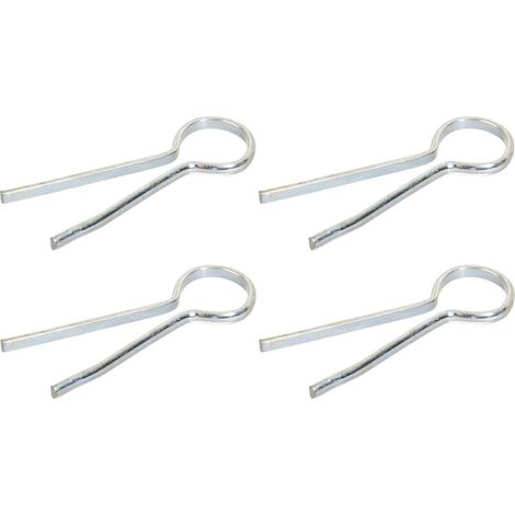 4x goupille fendue dimensions 2,5 x 56mm en acier tracteur tondeuse remorque portail (1/2)