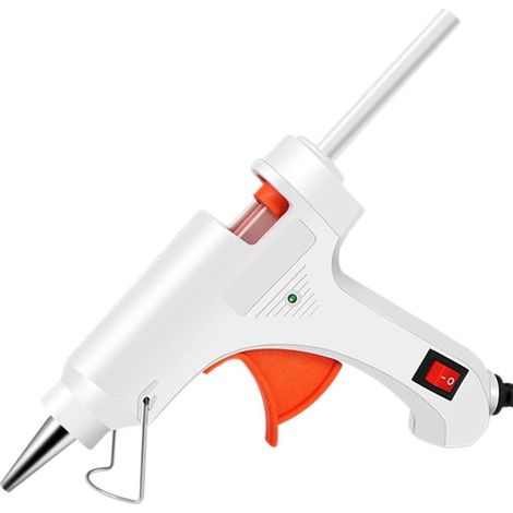 Pistola De Pegamento MINKUROW Con Interruptor, Pistola De Pegamento Caliente De 20 Vatios, Pistola De Pegamento Caliente, Pistola De Pegamento Ni, Joyería Diy Sin Barra De Pegamento (1/5)