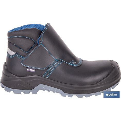 Bota de piel negra con velcro S3S modelo Urian Pro talla 47 (1/4)