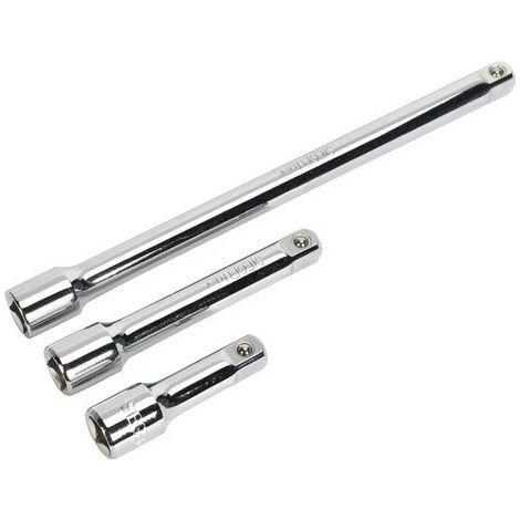 Sealey Siegen Extension Bar Set 1/2""Sq Drive 3pc S0720