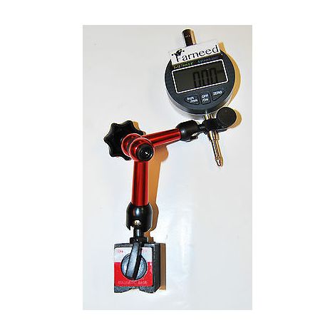 BASE MAGNETICA SNODABILE PICCOLA CON COMPARATORE CENTESIMALE DIGITALE FARNEED 12