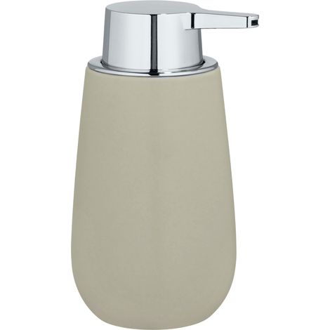 WENKO Seifenspender Badi Beige Keramik, 320 ml, Beige, Keramik beige (1/5)