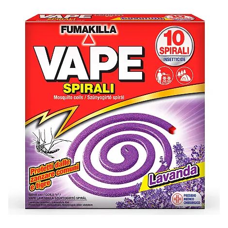 Vape Fumakilla spirales anti-moustiques lavande 10 pièces (1/2)
