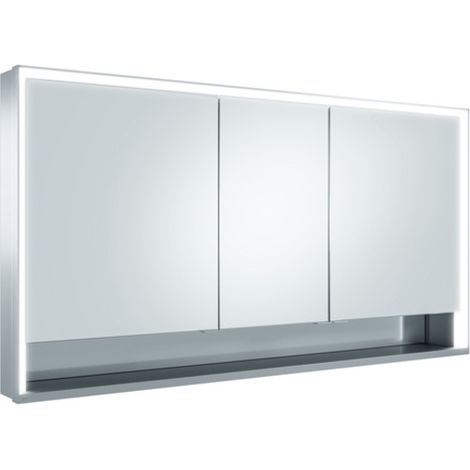 KEUCO Royal Lumos Spiegelschrank Wandvorbau 3-türig, kurze Tür,