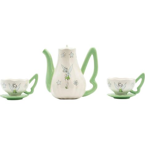 Disney Théière Clochette Blanc 1200 ml en Céramique