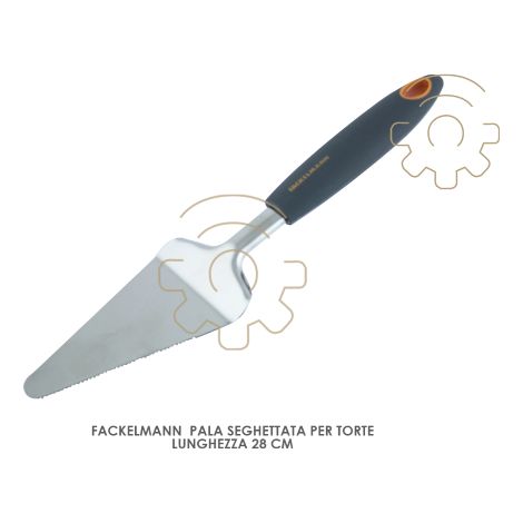 Pala paletta per torte Fackelmann seghettata 28 cm art. 25206