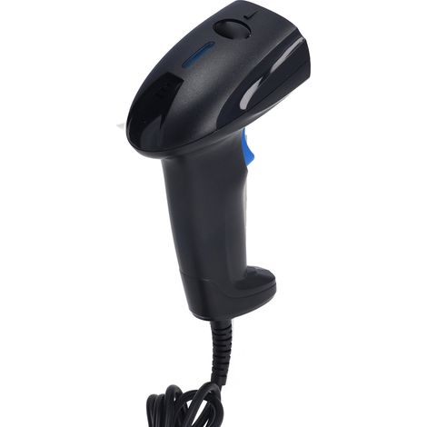 Lecteur de codes-barres 2D portable haute sensibilité avec capteur CMOS et connexion USB filaire pour supermarchés, bibliothèques et entrepôts (1/5)