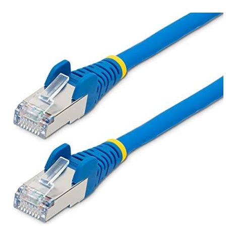 StarTech.com Cavo Ethernet CAT 6a - 2m - Blu - Cavo di rete LAN Low Smoke Zero Halogen (LSZH) - 10GbE 500MHz 100W PoE++ - Filo/Cavo patch schermato S/FTP con spinotto RJ45 antigroviglio e rilievi di t (1/5)