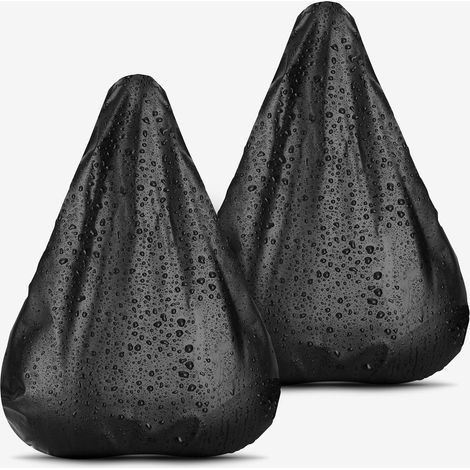 APEX Housse de vélo imperméable pour l'extérieur (lot de 2)Antidérapante, résistante et légère  Housse de selle avec élastique flexible (1/5)