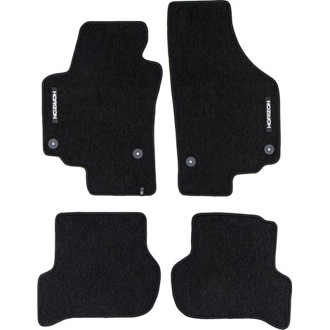 Tapis de Sol de Voiture pour Seat Altea 2008-2015 FL Velours Imperméable 4Pcs (1/5)
