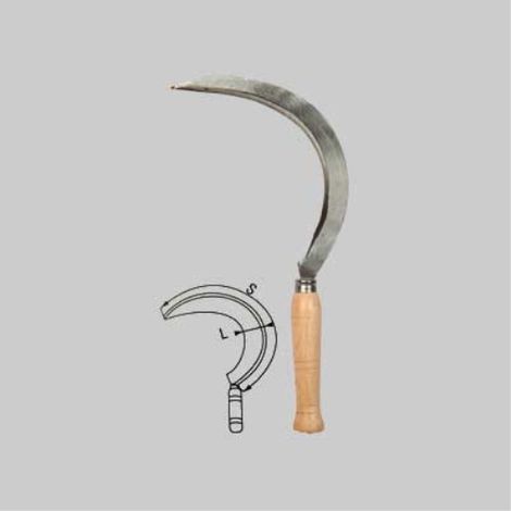 Falciola dentata falci classica n° 7/0 (s270/l22 mm) FALCI (1/2)