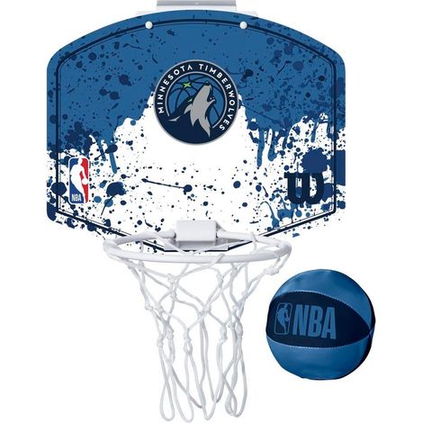 SET MINICANASTA WILSON TEAM MINI HOOP NBA TIMBER