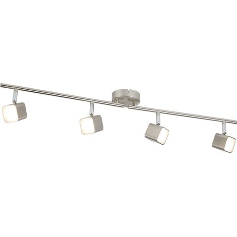 LED Decken Lampe Schlaf Gäste Zimmer Leuchte Spot Leiste Arme verstellbar (1/2)