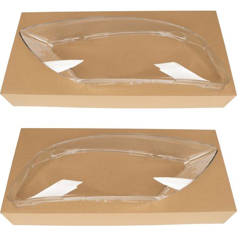 Juego de 2 cristales (lentes) para faros delanteros Audi Q7 4L 05-15, izquierdo y derecho. (1/2)