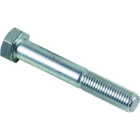 Vis tête hexagonale filetage partiel ISO 4014 classe 8,8 - 6 x 90 mm Zingué - BIVI (1/3)