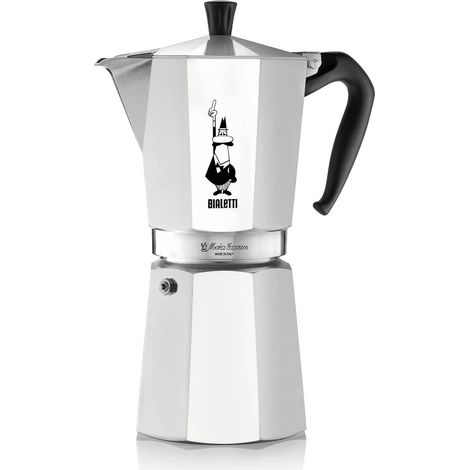 Bialetti - Moka Express - 12 Cups - Silver (1166)